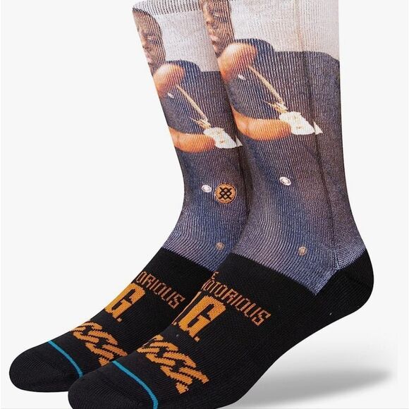 Stance The Notorious B.I.G. The King Of New York Crew Sock - Picture 1 of 7